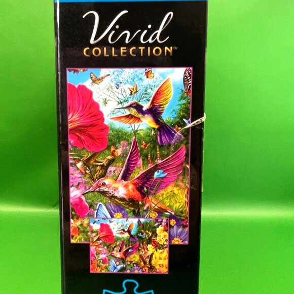 Buffalo 1000 Piece Interlocking Jig-Saw Puzzle Hummingbird Garden Ocean Set of 2 - Picture 6 of 13